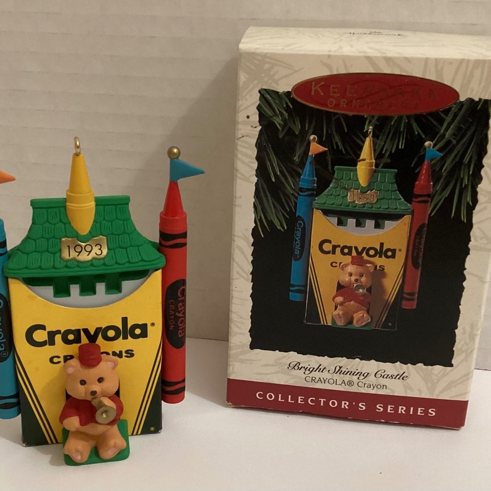Hallmark Keepsake Ornament - “Bright Shining Castle - Crayola Crayon” - 1993